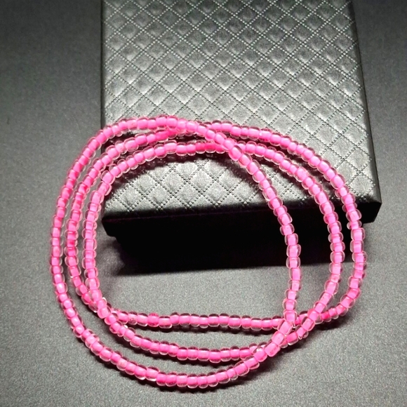 Lady An. Collection "Pink Ladies" Anklet set - Picture 1 of 3